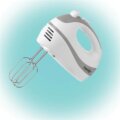 Home HG KM 18 kézi mixer, 250W, fehér-szürke