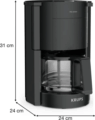 Krups ProAroma F3090810 filteres kávéfőző, fekete