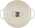 Le Creuset Signature kerek öntöttvas sütő-főzőedény, 22cm, 3,3 l, habcsók