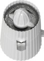 Alessi Plissé MDL07W citrusprés, 80W, fehér