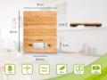 Soehnle Bamboo digitális konyhai mérleg, barna