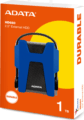 ADATA HD680 1TB (2,5", USB3.1, ütésálló, fekete-kék)