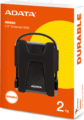 ADATA HD680 2TB (2,5", USB3.1, ütésálló, fekete)