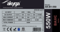 Akyga Basic (550W, ATX)
