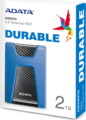 ADATA HD650 2TB (2,5", USB3.1, ütésálló, kék)
