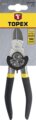 Topex 32D138 Oldalcsípőfogó, 180mm, áttétes