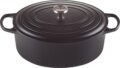 Le Creuset Signature ovális öntöttvas sütő-főzőedény, 35cm, 8,9 l, fekete