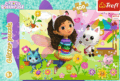 Trefl, Gabi babaháza Glitter puzzle, 100 darabos