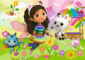 Trefl, Gabi babaháza Glitter puzzle, 100 darabos