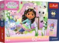 Trefl, Premium Plus Kids, Gabi és a cicakalandok puzzle, 60 darabos