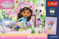 Trefl, Premium Plus Kids, Gabi és a cicakalandok puzzle, 60 darabos