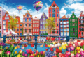 Trefl, Színes Amszterdam puzzle, 1500 darabos