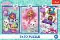 Trefl, Gabi színes napjai puzzle 3 az 1-ben, 80 darabos