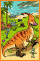 Trefl, Treflikék a dinoszauruszok világában puzzle 3 az 1-ben, 80 darabos