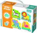 Trefl, Szafari állatok baba puzzle, 18 darabos