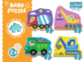 Trefl, Munkagépek baba puzzle, 18 darabos