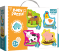 Trefl, Kisállatok a farmon baba puzzle, 18 darabos