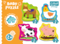 Trefl, Kisállatok a farmon baba puzzle, 18 darabos