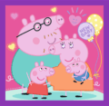 Trefl, Peppa malac mindennapjai 3 az 1-ben puzzle, 20, 36, 50 darabos