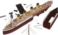 Revell, 3D RMS Titanic LED Edition puzzle, 266 darabos