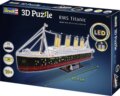 Revell, 3D RMS Titanic LED Edition puzzle, 266 darabos