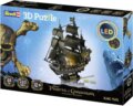 Revell, 3D Black Pearl LED Edition puzzle, 293 darabos