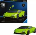 Ravensburger, 3D Lamborghini Huracan puzzle, zöld, 108 darabos