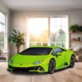 Ravensburger, 3D Lamborghini Huracan puzzle, zöld, 108 darabos