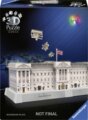 Ravensburger, 3D Buckingham-palota puzzle LED izzóval, 216 darabos