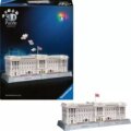 Ravensburger, 3D Buckingham-palota puzzle LED izzóval, 216 darabos