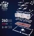 Ravensburger, 3D Buckingham-palota puzzle LED izzóval, 216 darabos