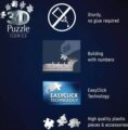 Ravensburger, 3D Buckingham-palota puzzle LED izzóval, 216 darabos