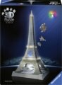Ravensburger, 3D Eiffel-torony puzzle LED izzóval, 216 darabos