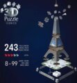 Ravensburger, 3D Eiffel-torony puzzle LED izzóval, 216 darabos