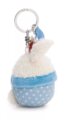 NICI, Muffin nyuszi plüss kulcstartó, 7 cm