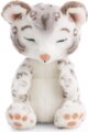NICI, Alvó hópárduc plüssfigura kosárban, 12 cm