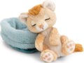 NICI, Alvó oroszlán plüssfigura kosárban, 12 cm
