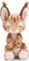 NICI, Alvó hiúz plüssfigura kosárban, 12 cm