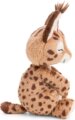 NICI, Alvó hiúz plüssfigura kosárban, 12 cm