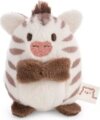 NICI MyMochi, Stripey a zebra mini plüssfigura, 5 cm