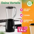 Bomann UM 6091 CB turmixgép, 500W