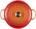 Le Creuset Signature kerek öntöttvas sütő-főzőedény, 28cm, 7,6 l, vulkán