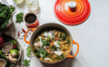 Le Creuset Signature kerek öntöttvas sütő-főzőedény, 28cm, 7,6 l, vulkán