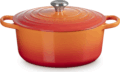 Le Creuset Signature kerek öntöttvas sütő-főzőedény, 28cm, 7,6 l, vulkán
