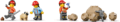 LEGO® City, Homlokrakodó és billenőplatós teherautó