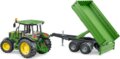 Bruder, John Deer 5115M traktor utánfutóval