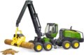Bruder, John Deere fakitermelő gép farönkkel