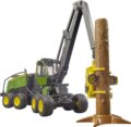 Bruder, John Deere fakitermelő gép farönkkel