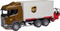 Bruder Scania UPS teherautó targoncával