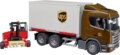 Bruder Scania UPS teherautó targoncával
